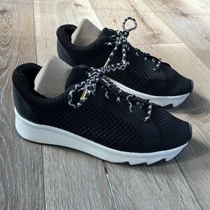 Unity In Diversity Black Knit Athletic Sneaker Shoe
